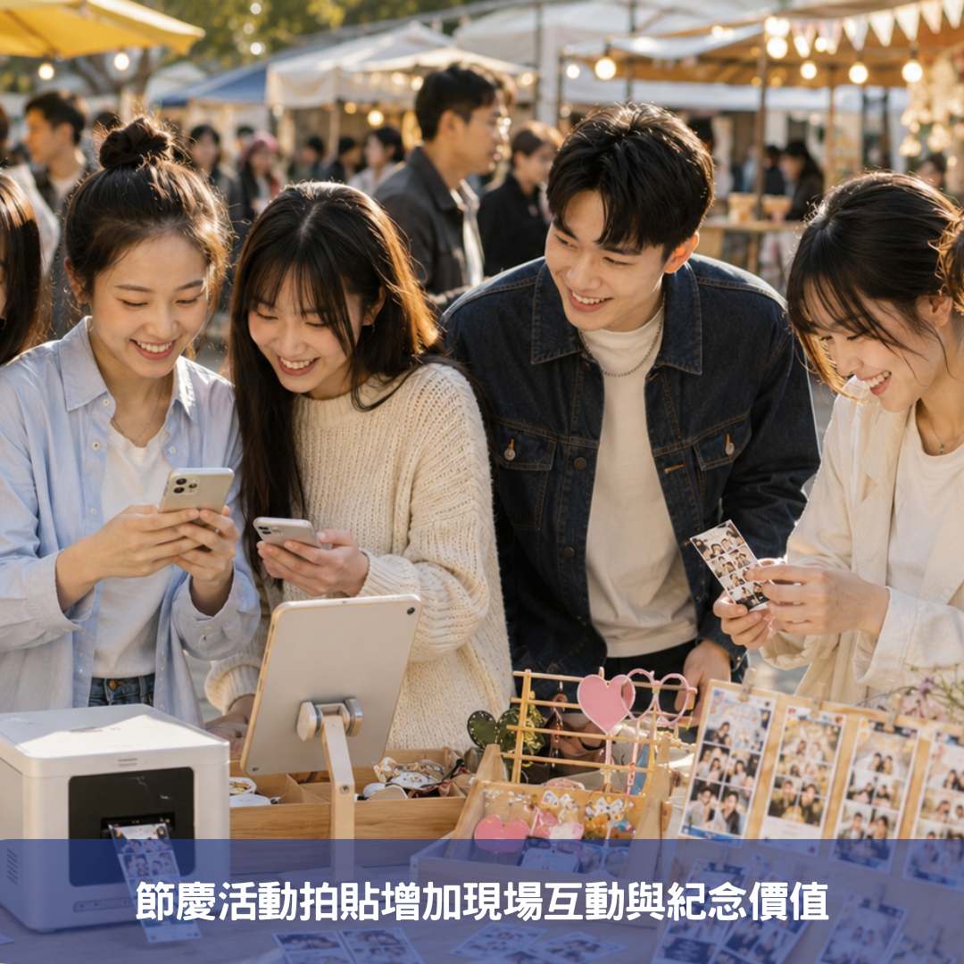節慶活動拍貼增加現場互動與紀念價值