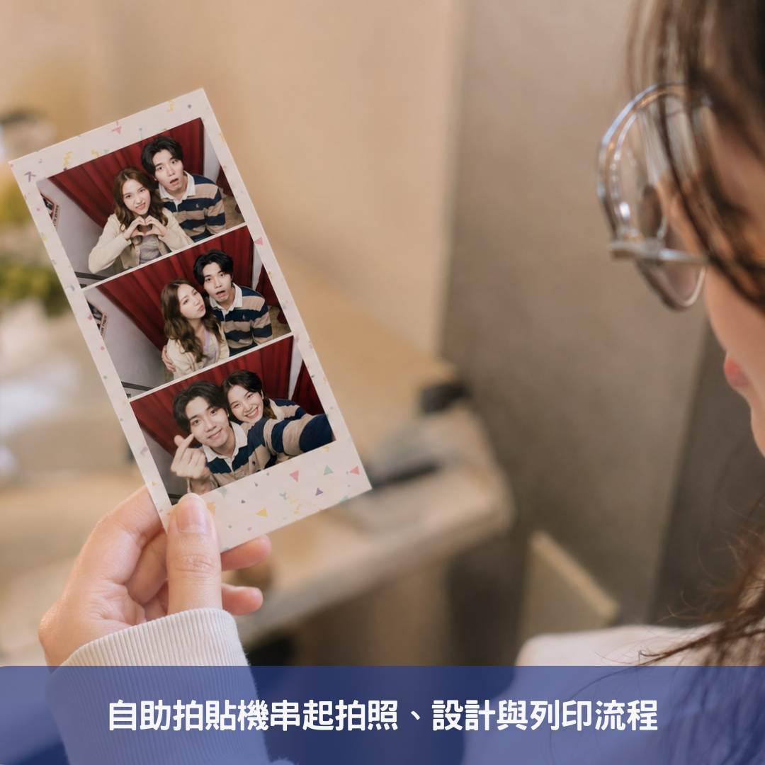 自助拍貼機串起拍照、設計與列印流程