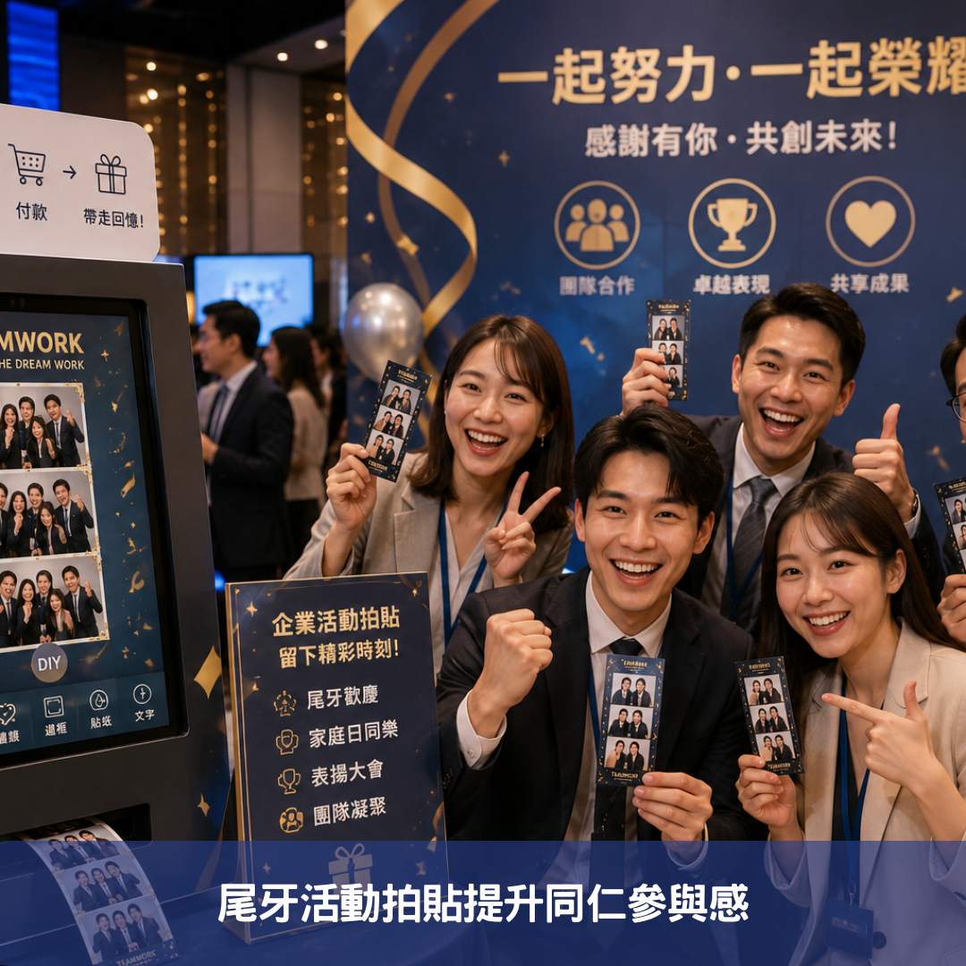 尾牙活動拍貼提升同仁參與感