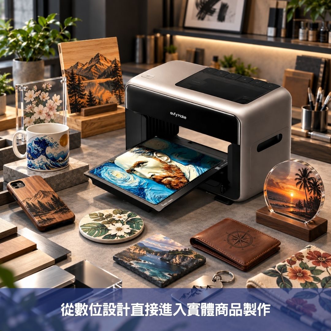 從數位設計直接進入實體商品製作