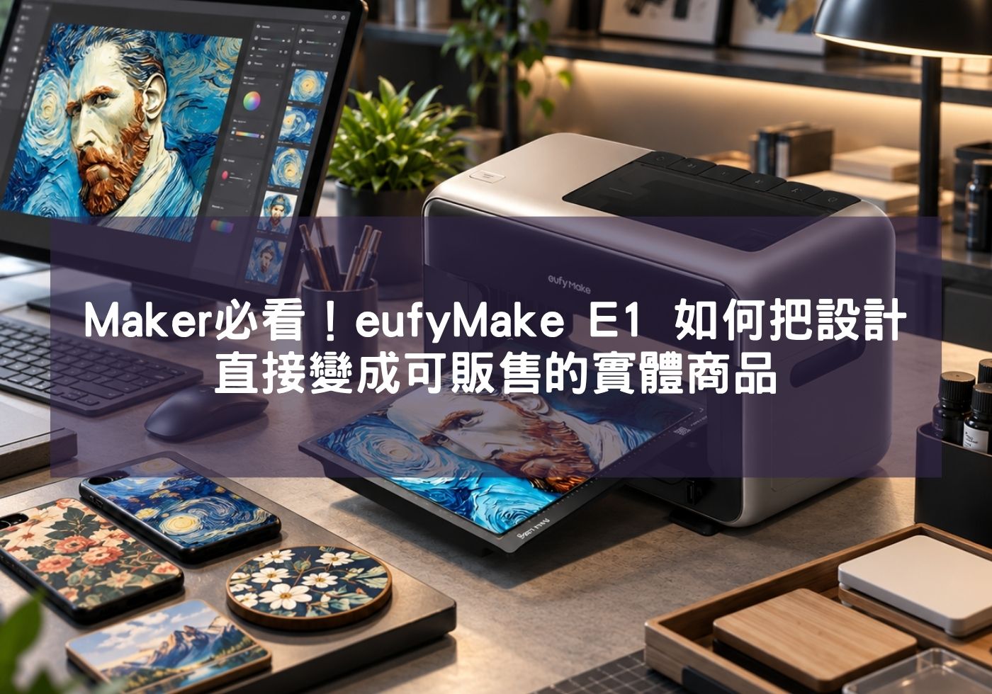 Maker必看！eufyMake E1 如何把設計直接變成可販售的實體商品