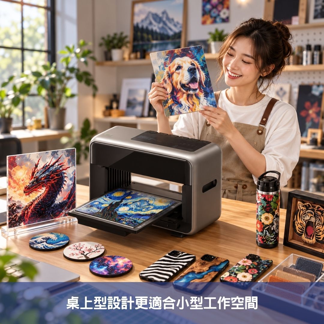 桌上型設計更適合小型工作空間