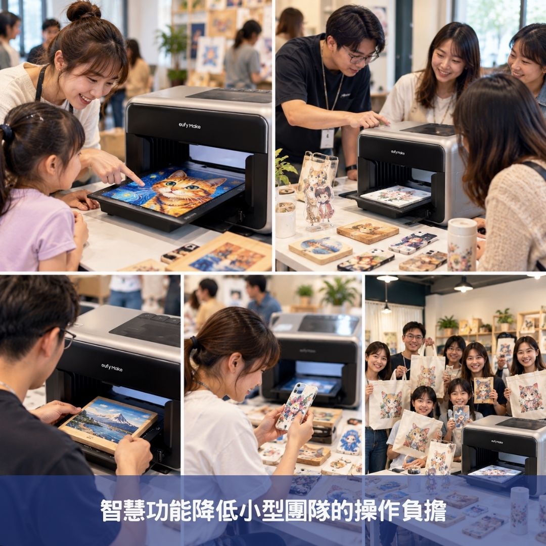 智慧功能降低小型團隊的操作負擔